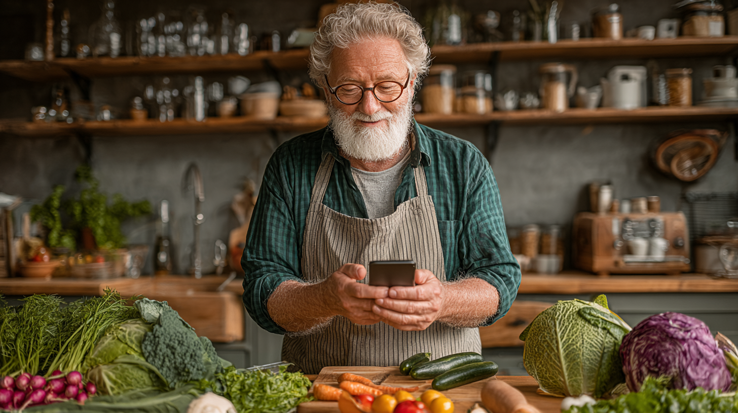 Щасливі клієнти використовують мобільний додаток для планування харчування